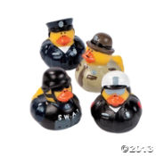 Law Enforcement Rubber Duckies<br>2"-1 dozen